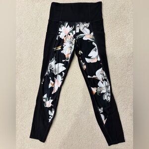 Athleta Floral & Mesh Leggings